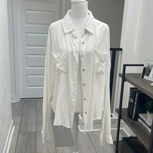 White VICI Button Down